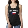 thumbnail image 1 of NIB - Women's Racerback Tank Top - Fort Worth Texas Flag, 1 of 5