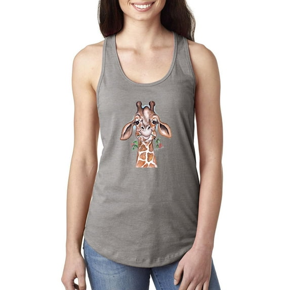 NIB - Women's Racerback Tank Top - Giraffe