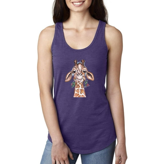 NIB - Women's Racerback Tank Top - Giraffe