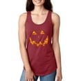 thumbnail image 1 of NIB - Women's Racerback Tank Top - Halloween Costume Pumpkin Face, 1 of 3