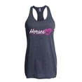 thumbnail image 1 of NIB - Women's Racerback Tank Top - Horses Where My Heart Is, 1 of 5