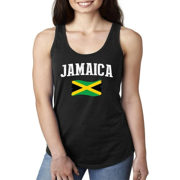 NIB - Women's Racerback Tank Top - Jamaica Flag