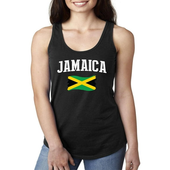 NIB - Women's Racerback Tank Top - Jamaica Flag