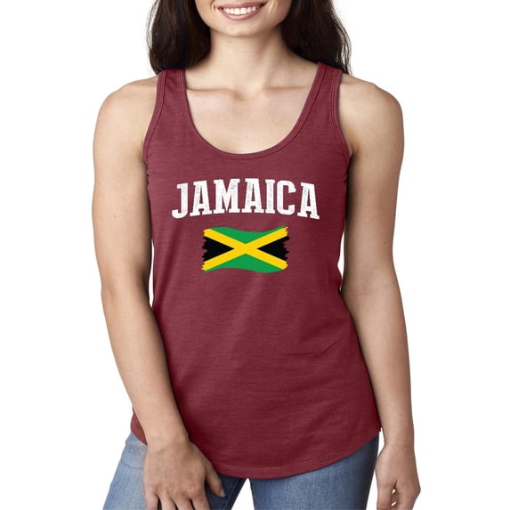 NIB - Women's Racerback Tank Top - Jamaica Flag