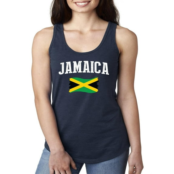 NIB - Women's Racerback Tank Top - Jamaica Flag