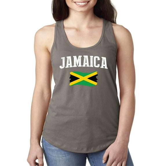 NIB - Women's Racerback Tank Top - Jamaica Flag