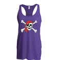 thumbnail image 1 of NIB - Women's Racerback Tank Top - Jolly Roger Skull & Crossbones, 1 of 5
