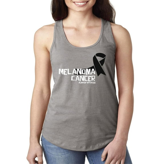 NIB - Women's Racerback Tank Top - Melanoma Skin Cancer