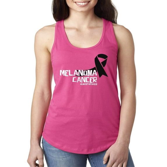 NIB - Women's Racerback Tank Top - Melanoma Skin Cancer