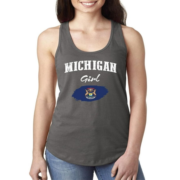 NIB - Women's Racerback Tank Top - Michigan Girl