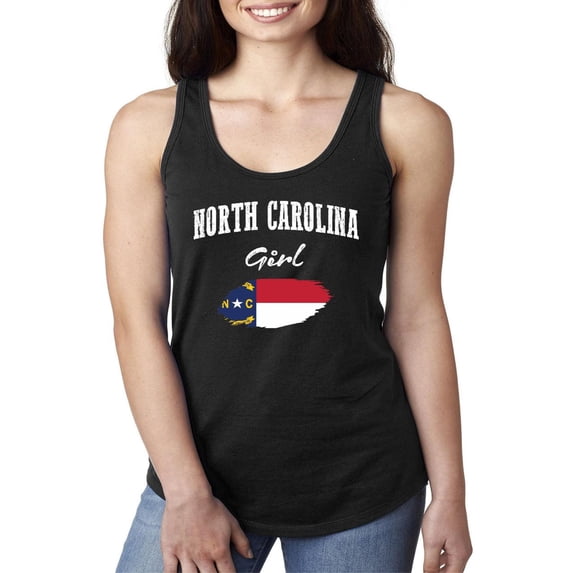 NIB - Women's Racerback Tank Top - North Carolina Girl