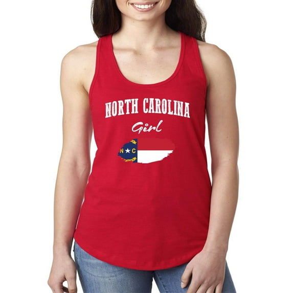 NIB - Women's Racerback Tank Top - North Carolina Girl