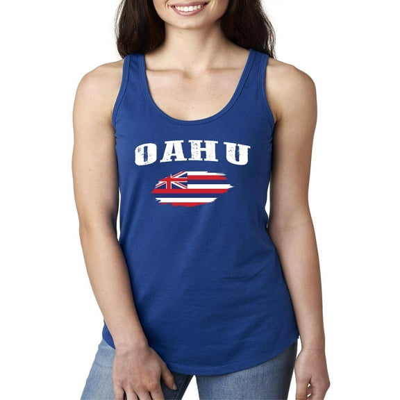 NIB - Women's Racerback Tank Top - Oahu Hawaii