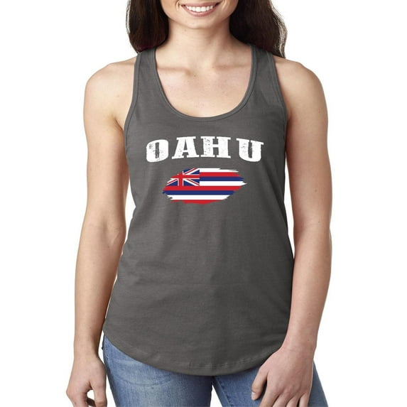NIB - Women's Racerback Tank Top - Oahu Hawaii