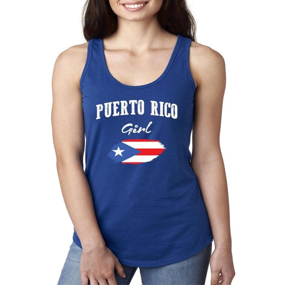 NIB - Women's Racerback Tank Top - Puerto Rico Girl