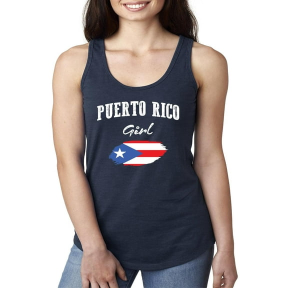 NIB - Women's Racerback Tank Top - Puerto Rico Girl