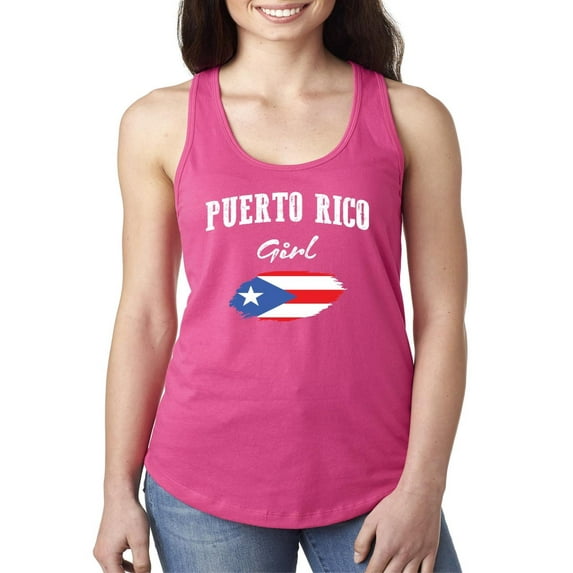 NIB - Women's Racerback Tank Top - Puerto Rico Girl