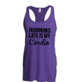 thumbnail image 1 of NIB - Women's Racerback Tank Top - Running Late is My Cardio, 1 of 5