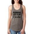 thumbnail image 1 of NIB - Women's Racerback Tank Top - Running Late is My Cardio, 1 of 5