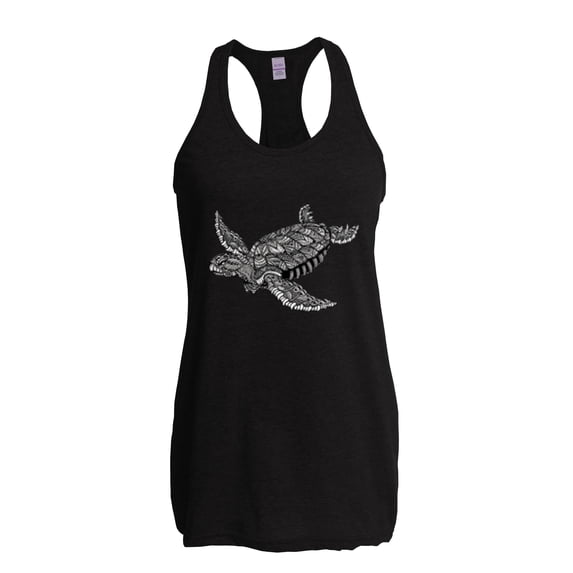 NIB - Women's Racerback Tank Top - Sea Turtle Hawaii