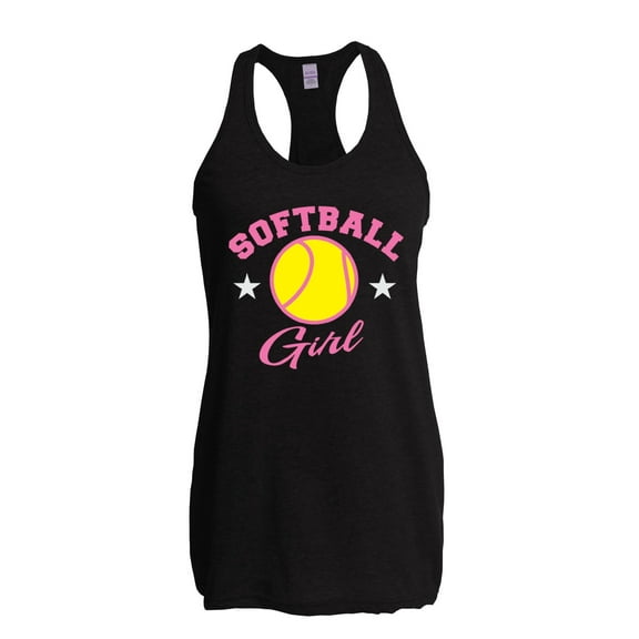NIB - Women's Racerback Tank Top - Softball Girl