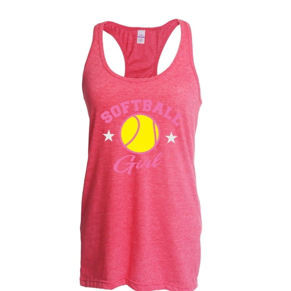 NIB - Women's Racerback Tank Top - Softball Girl