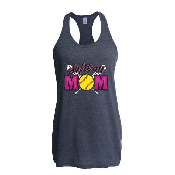 NIB - Women's Racerback Tank Top - Softball Mom