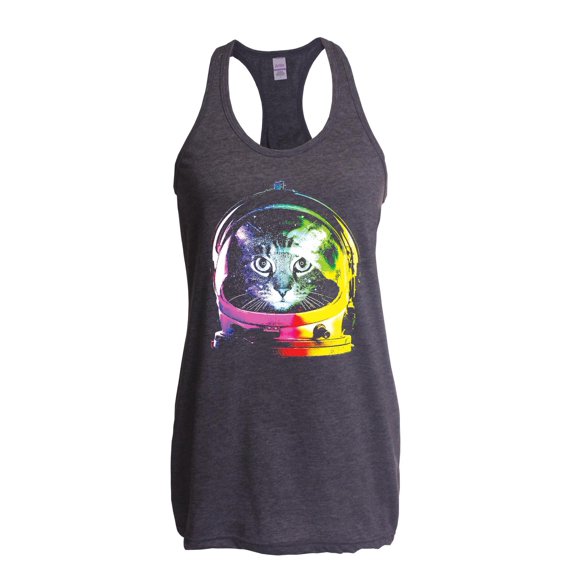 NIB - Women's Racerback Tank Top - Space Cat