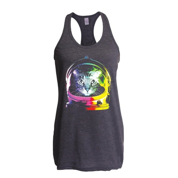 NIB - Women's Racerback Tank Top - Space Cat