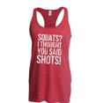 thumbnail image 1 of NIB - Women's Racerback Tank Top - Squats I Thought You Said, 1 of 5