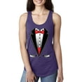 thumbnail image 1 of NIB - Women's Racerback Tank Top - Tuxedo Prom Costume, 1 of 4