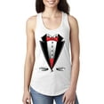 thumbnail image 1 of Tuxedo Costume Tank Top Costume  Womens Tops Next Level Racerback, 1 of 4