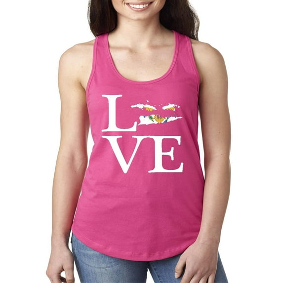 NIB - Women's Racerback Tank Top - US Virgin Islands