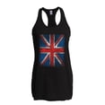 thumbnail image 1 of Women's Racerback Tank Top - Union Jack British Flag, 1 of 5