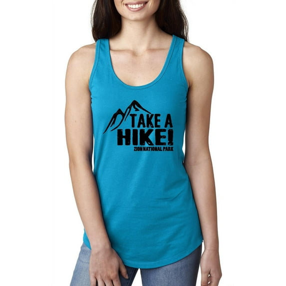 NIB - Women's Racerback Tank Top - Zion Park Take a Hike