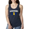 thumbnail image 1 of NIB - Women's Racerback Tank Top - Barbados Flag, 1 of 5