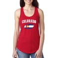 thumbnail image 1 of NIB - Women's Racerback Tank Top, up to Women Size 2XL - Colorado Flag, 1 of 5