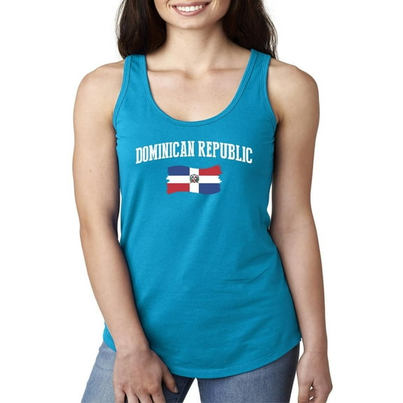NIB - Women's Racerback Tank Top - Dominican Republic