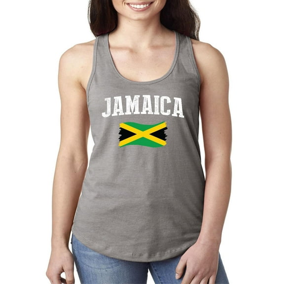 NIB - Women's Racerback Tank Top - Jamaica Flag