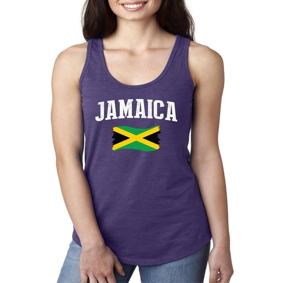 NIB - Women's Racerback Tank Top - Jamaica Flag