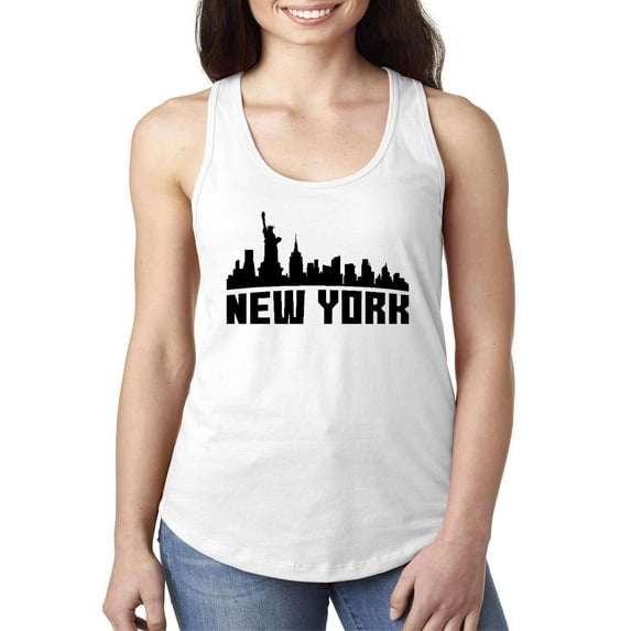 NIB - Women's Racerback Tank Top, up to Women Size 2XL - New York City