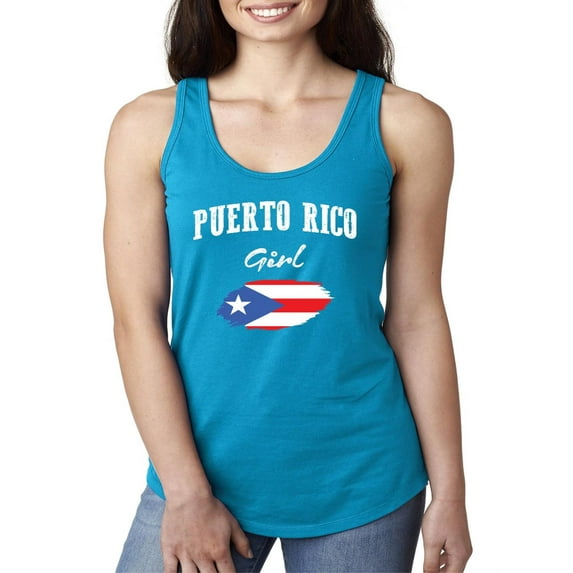 NIB - Women's Racerback Tank Top - Puerto Rico Girl