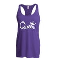 thumbnail image 1 of NIB - Women's Racerback Tank Top - Queen in White Crown, 1 of 5