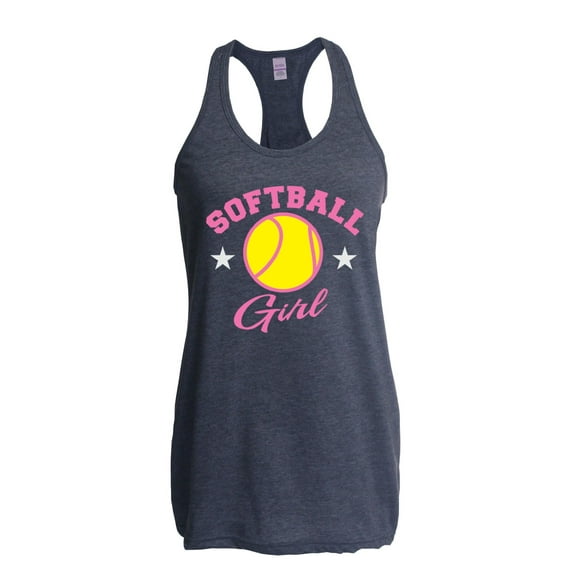NIB - Women's Racerback Tank Top - Softball Girl