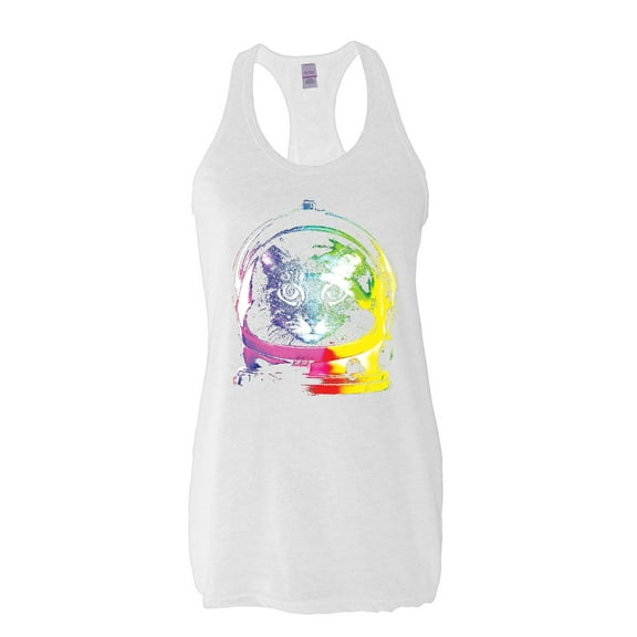 NIB - Women's Racerback Tank Top - Space Cat