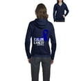 thumbnail image 1 of NIB - Women's Sweatshirt Full-Zip Pullover - Colon Cancer, 1 of 5