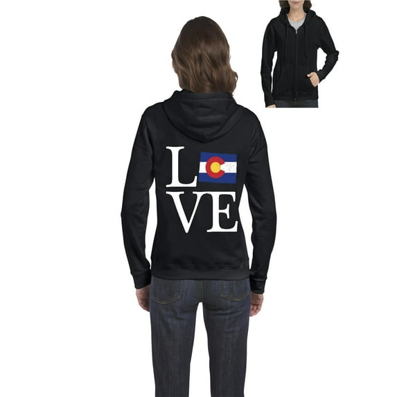 NIB - Women's Sweatshirt Full-Zip Pullover - Colorado
