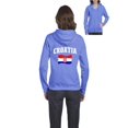 thumbnail image 1 of NIB - Women's Sweatshirt Full-Zip Pullover - Croatia Flag, 1 of 5