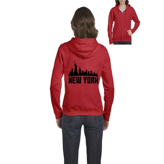 NIB - Women's Sweatshirt Full-Zip Pullover - New York City