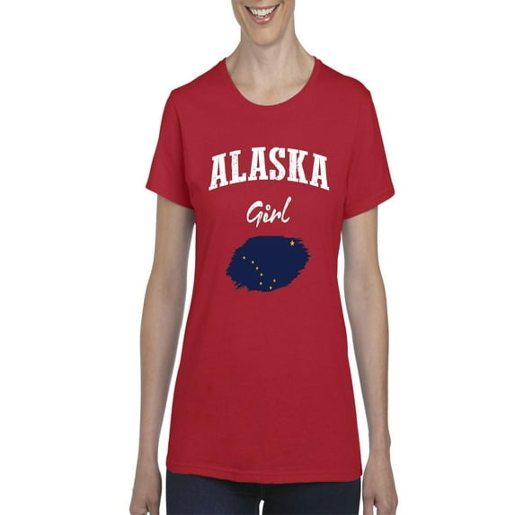 NIB - Women's T-Shirt Short Sleeve - Alaska Girl